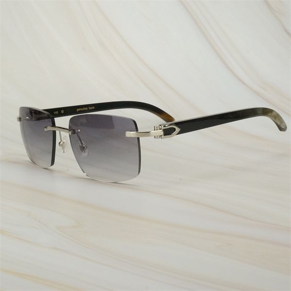 

oversized brand rulro square retro buffalo glasses men impression luxury horn for sunglasses sun shades raw designer carter mens bnah, White;black