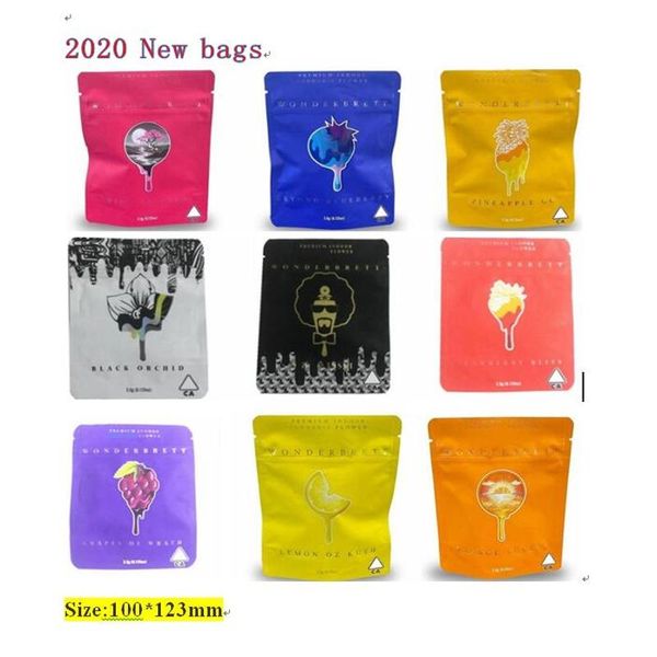 

3.5g wonderbrett 10x12.4cm сумка сумка защита от детей california sf майларового lemon kush оза wmtuue dh_garden, Pink;blue