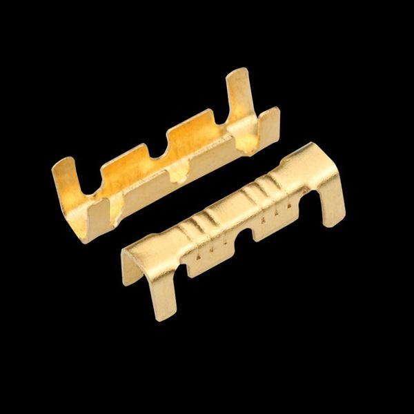 

50pcs/100pcs 453 u-shaped terminal tab cold inserts connectors cold terminal small teeth fascia terminal,0.3-1.5mm2 50pcs/10 wmthez, White