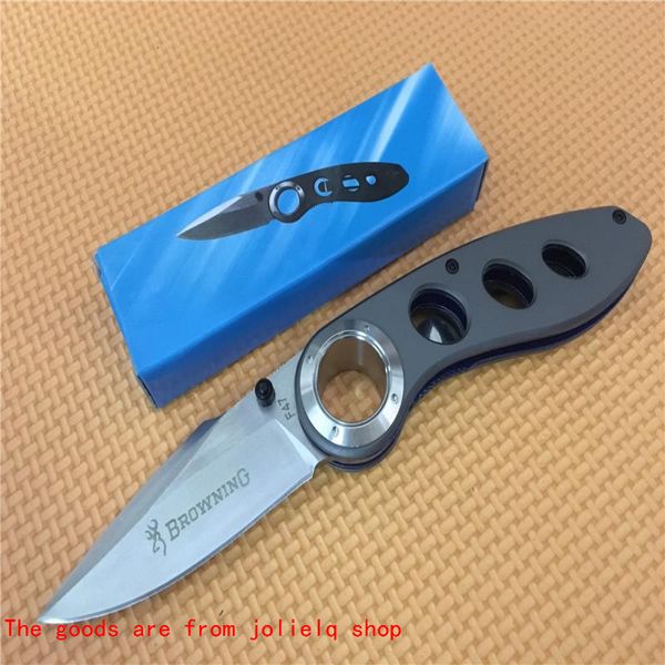 

f47 browning складной нож высокого качества! 5cr13mov лезвие лезвие стальная ручка тактические ножи для кемпинга открытый карманный нож для