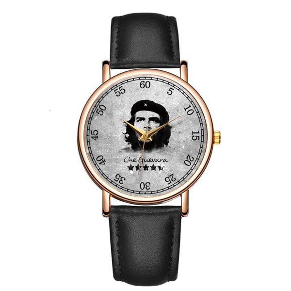 

fashion precise men's watch figure portrait scale popular belt watch, Slivery;brown