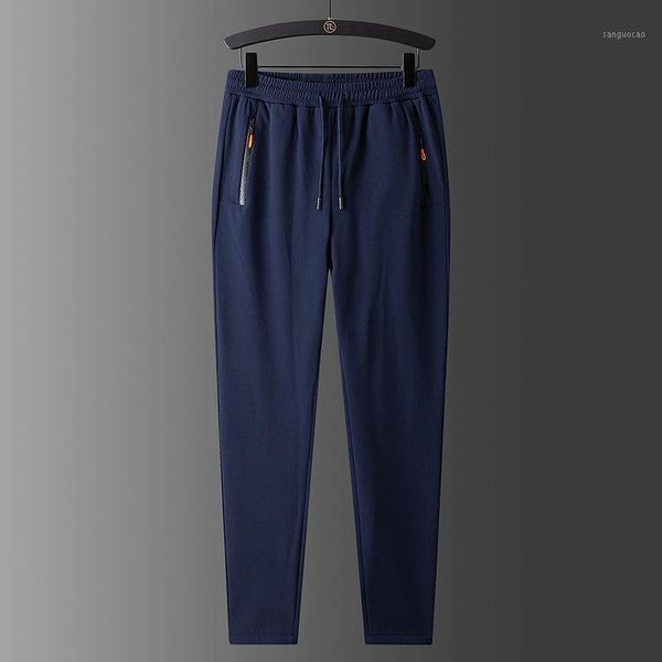 

running pants 2021 style couples winter plus velvet casual trousers hash port solid color skinny sweatpants athletic customizable lo1, Black;blue
