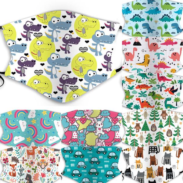 

children's factory designer fashion kids face masks cartoon mask pm2.5 anti-fog haze dust-proof protection washable eec3 pvmg1