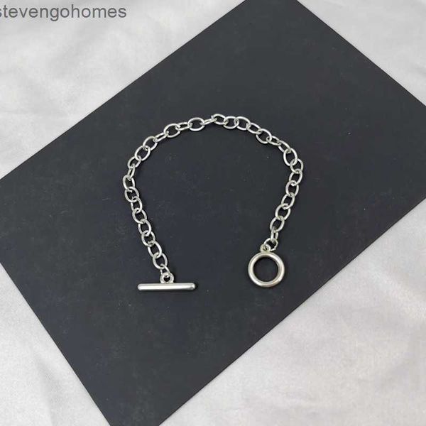 

new products ot button versatile personality fashion couple bracelet, Silver