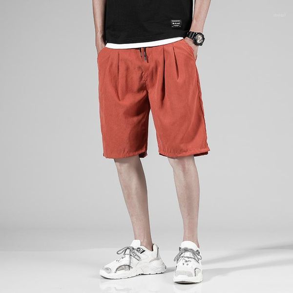 

2020 summer men's casual fashion trend leisure harem shorts cotton mens jogger shorts multi-pocket bodybuilding male gym short1, White;black