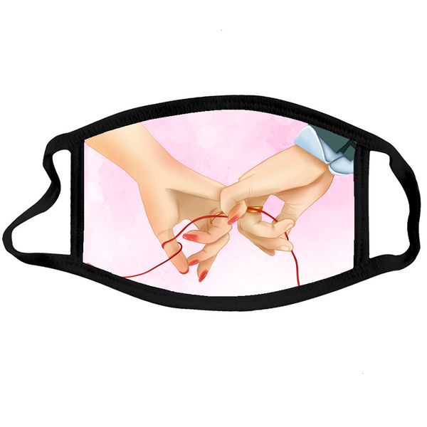 

factory valentine's day cupid love embrace lovers mask cloth washable dust proof cotton 1 pe46b