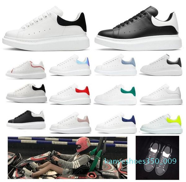 

classic designer seller colors 2020-2021 oversized sneaker espadrille high platform white men women shoes suede velvet leather k09, Black