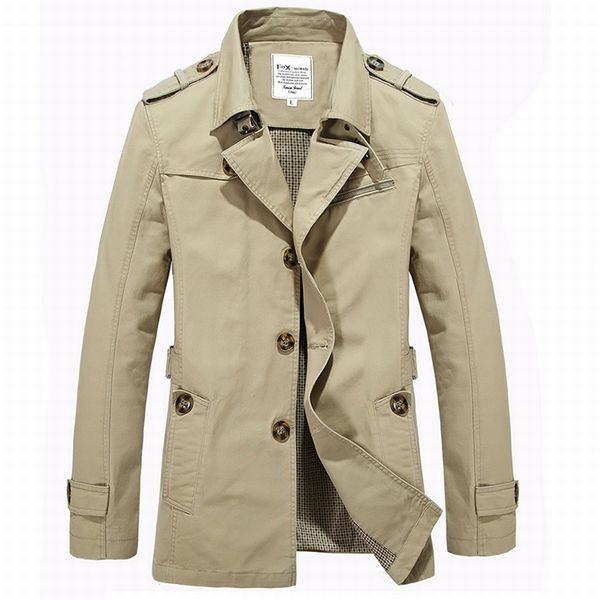 

2021 new men spring autumn bluffs male jacket fine clothes turn down collar style england 9 05h2, Black;brown