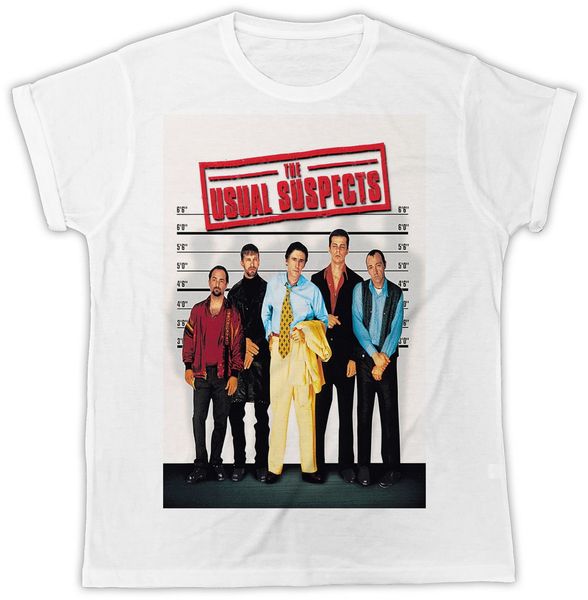 

cool the usual suspects movie poster retro cool white tshirt basic models t-shirt sport hooded sweatshirt hoodie