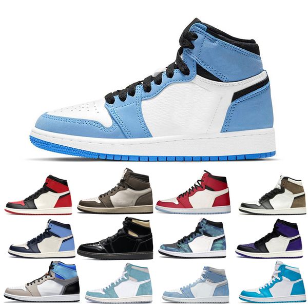 

2022 1s man's basketball shoes man green unc dark mocha obsidian tie court purple bred toe cactus jack chicago twist university blue li