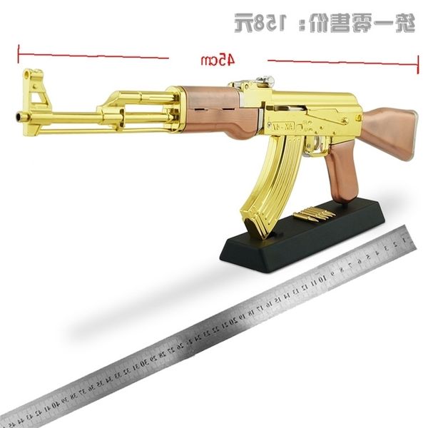 

98231; 2.05 all metal ak47 alloy toy gun military model cannot be launched