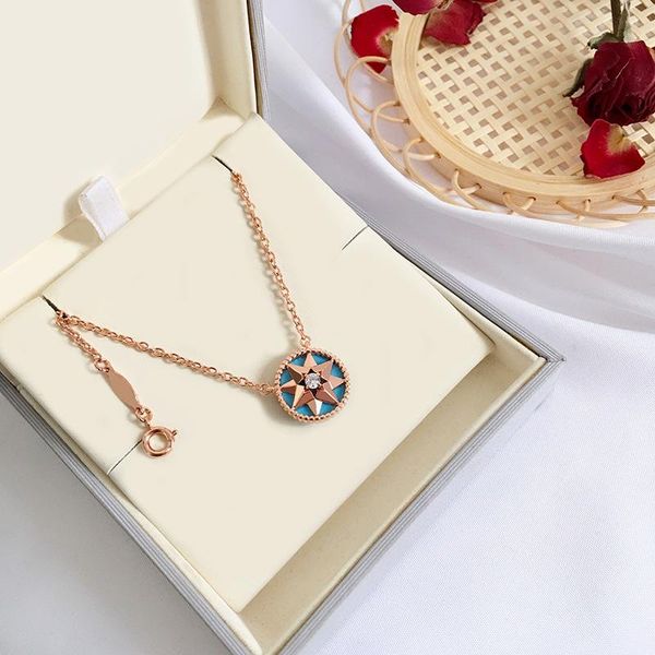 

chains fashion hip-hop deserve to act the role of ms lucky star anise compass collarbone chain necklace, Silver