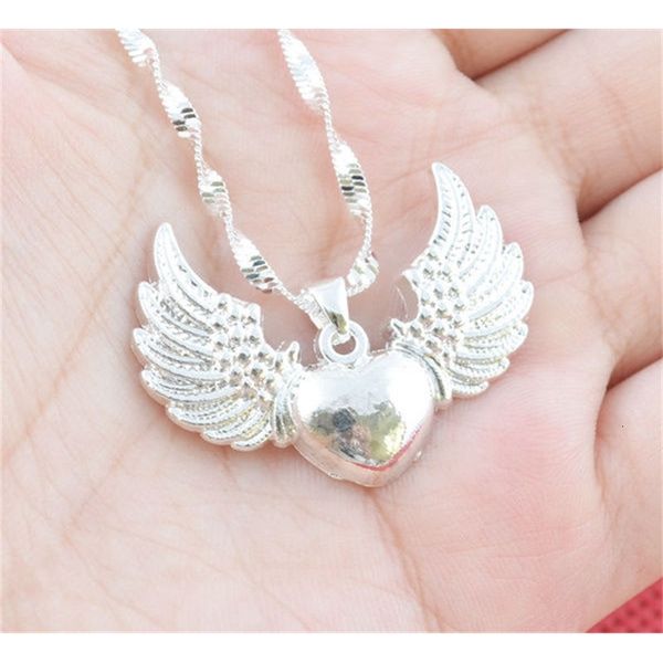 

wing fashion jewelry women's 925 sterling silver heart pendant gifts