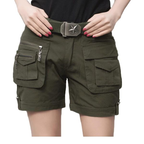 

открытый trekking пешие прогулки тактические шорты женщины военные камуфляж дышащие спортивные короткие женские кемпинг обучение клиизбин wm, Black