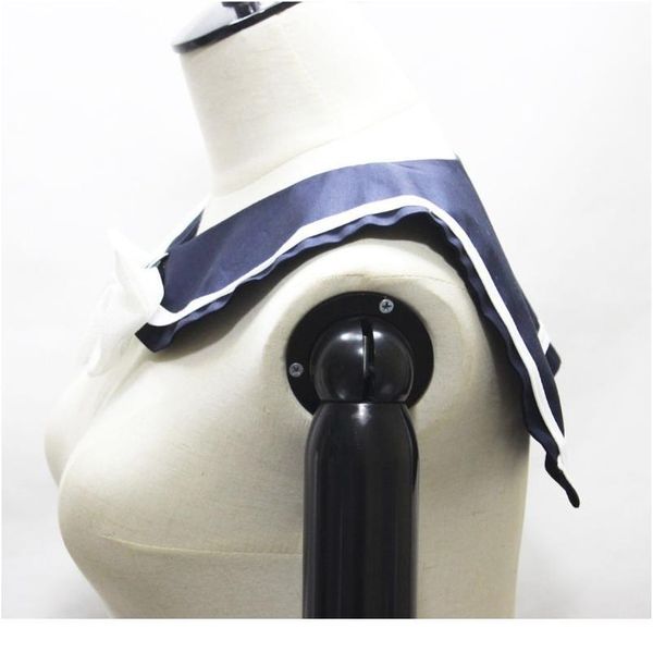 

bowtie decorative half shirt fake collar detachable necklace choker for students y5gc bowtie de qylgbe, Blue;red