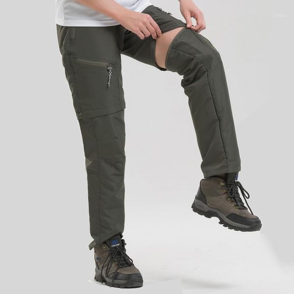 

outdoor pants s-3xl detachable quick dry hiking pants,mans warm pants,outdoor winter woman,skiing fishing pants, sport trousers1, Black;green