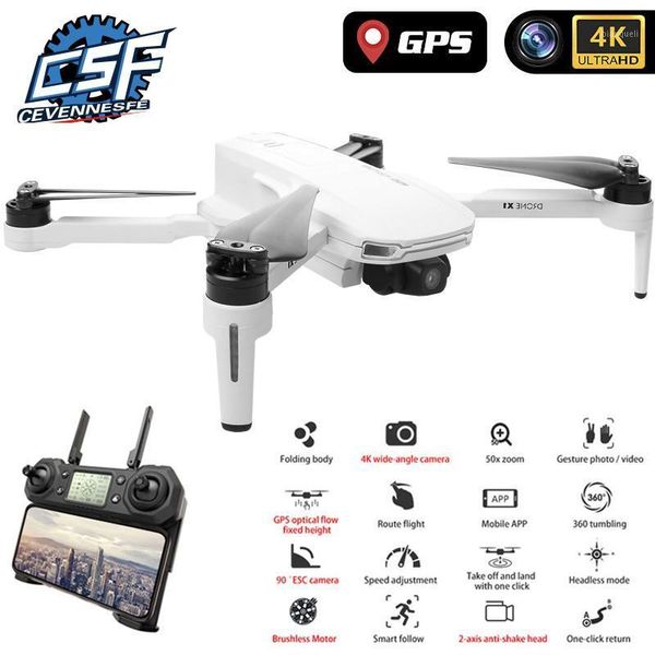 

2020 new x1 drone 120 degree wide-angle hd, pixel 4k gps drone with camera 2-axis profesional dron quadrocopter vs fimi zino1