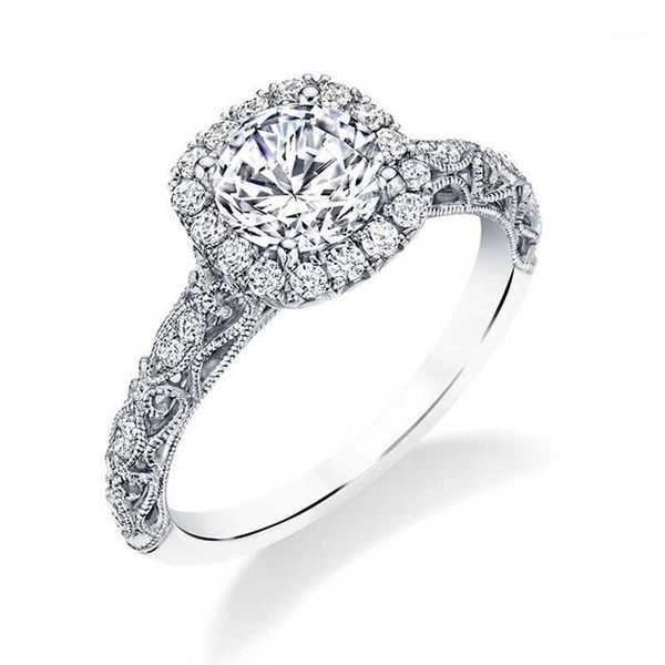 

huitan classic noble wedding ring brilliant with cubic zircon stone trendy pretty engagement women accessories jewelry ring1, Slivery;golden