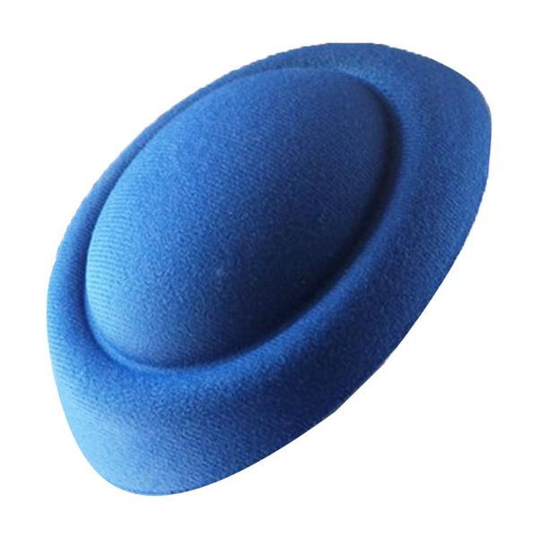 

berets millinery hair accessories fascinator wedding beret retro felt mini pillbox hat hostess diy craft base women hairclip, Blue;gray