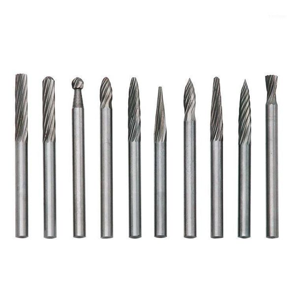 

20pcs tungsten carbide 3mm drill bits rotary burrs metal diamond grinding woodworking milling cutters1