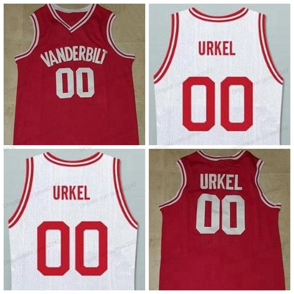 

custom retro steve urkel 00 college basketball jersey men's stitched white red any size 2xs-5xl name and number, Black;red
