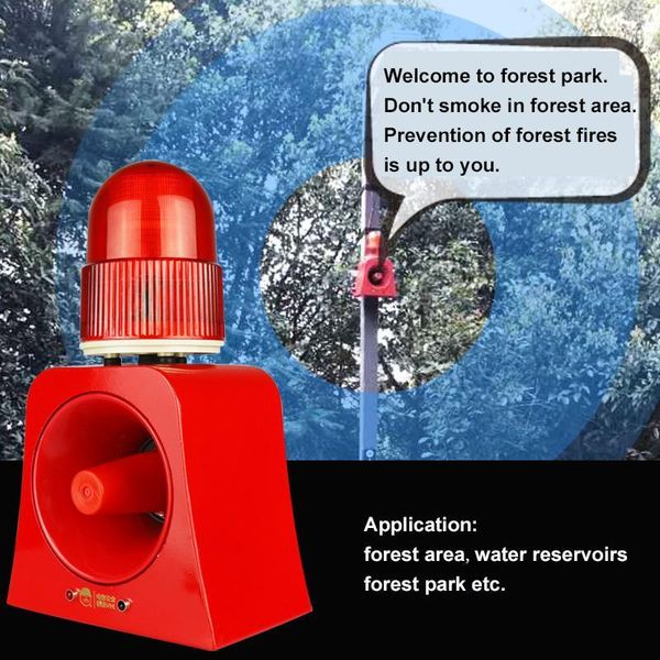 

waterproof sound and light alarm built-in usb port microwave detection microwave sensor alarm for bank, security sevice company1