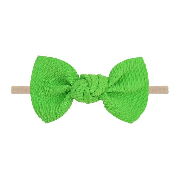 

20 colors nylon baby headband with messy bow girl hairbows infant solid samll bow headwrap newborn headwear hair accessories q wmtfib