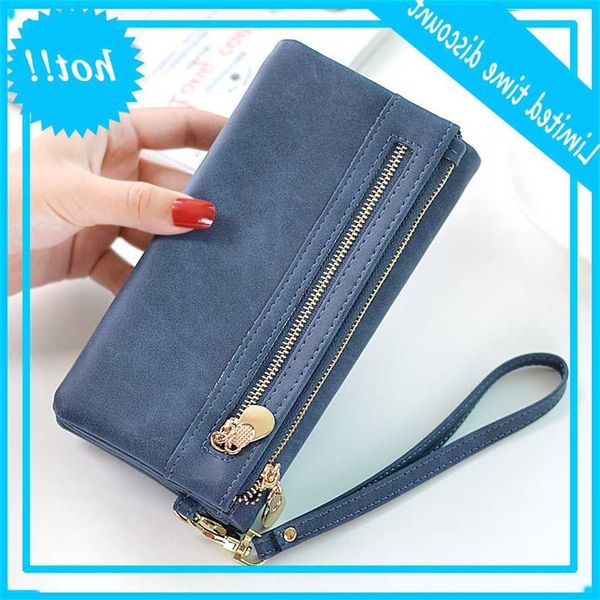 

high capacity fashion women portfolios long saaie polish pu leather women's double rits clutch wallets, Red;black