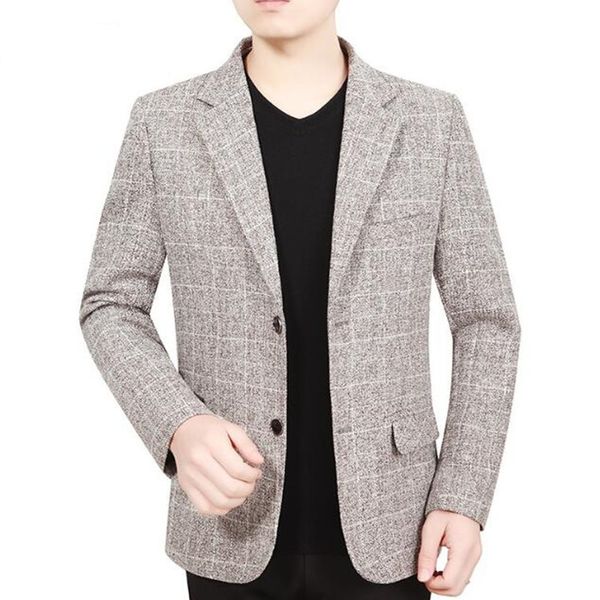 

2021 blazer casual of fine-fitting men retro fashion suit jacket homme j33h, White;black