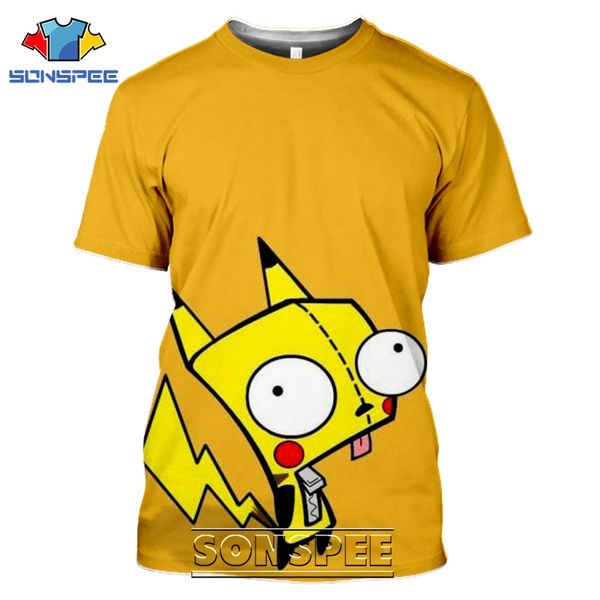 

invader zim anime cartoon tv 3d print shirts funny horror horror men clothing