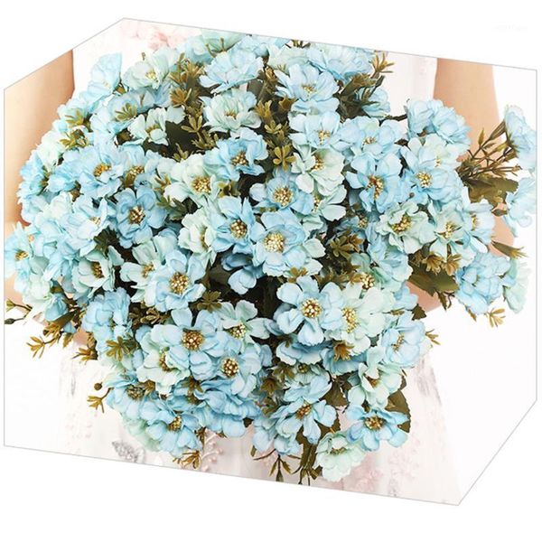

wedding decoration cherry blossoms artificial flowers baby's breath gypsophila fake flowers diy home bouquet faux branch1