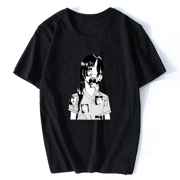 

horror manga junji ito t shirts for shintaro kago girl anime shirt short sleeve clothes male t shirts sport hooded sweatshirt hoodie