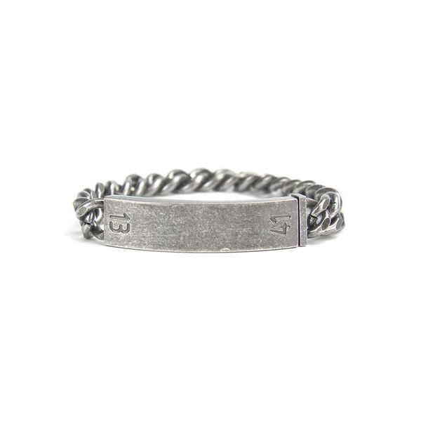 

new style stainless steel chian bracelet men double twist cuban link 1314 bracelets men jewelry pulseiras masculina, Black