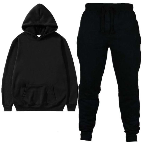 

осень mens костюм с капюшоном спортивная с длинным рукавом толстовка пуловер штаны поножи 2 piece set sweatsuit марка спортивный костюм s-xx, Gray