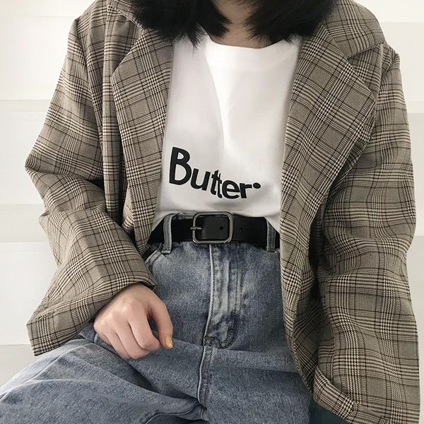 

пряжка кожи простой и универсальный ремень черных случайных корейских декоративных джинсов с женской модой, Black;brown