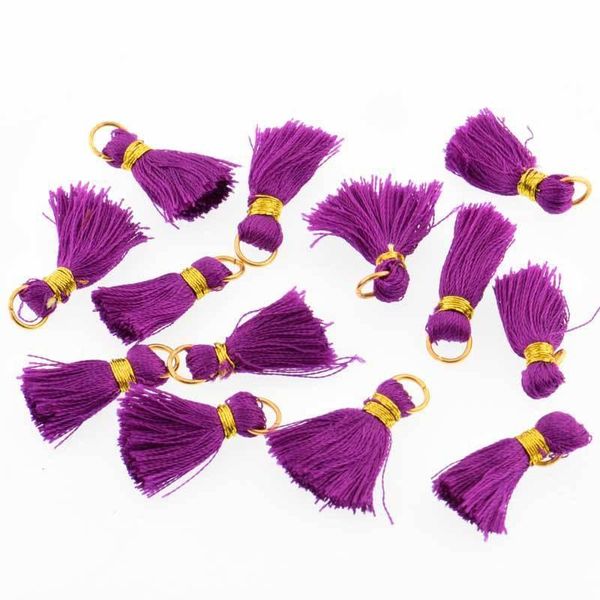 

10pcs lot 2cm mini silk tassel fringe sewing bang tassel trim key tassels for diy pendant embellish curtain accessorie parts h jllbgd