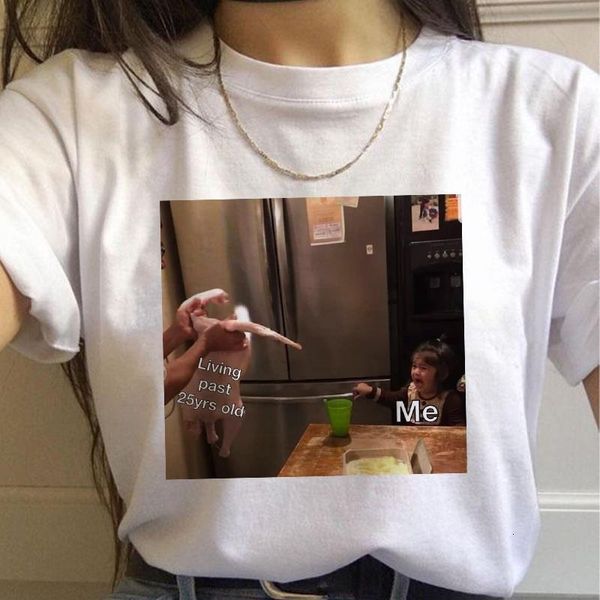 

summer new fashion harajuku tees women ulzzang funny print t-shirt 90s girls casual vintage cotton clothes, White