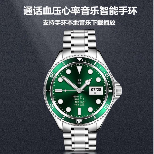 

telephone music smart bracelet multi function sports watch blood prsure heart rate tws connect