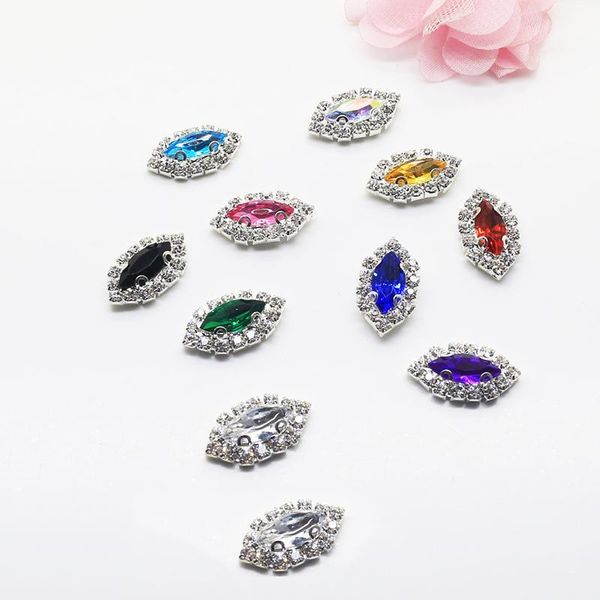 

горячие цены ручной сшиты металлические кнопки горный хрусталь акриловые украшения швейные принадлежности одежда diy handwork mix color wmty, Black