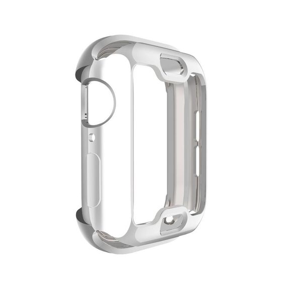 

закрытый чехол для чехол для яблочных часов 44 мм 40 мм all-over colloor protector bumper iwatch серии 5 4 6 se аксессуары sqclyk dh_seller2, Black;brown