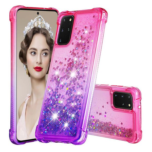 

for samsung a51 case luxury liquid glitter shiny soft tpu back cover for samsung galaxy a71 a01 a11 a21