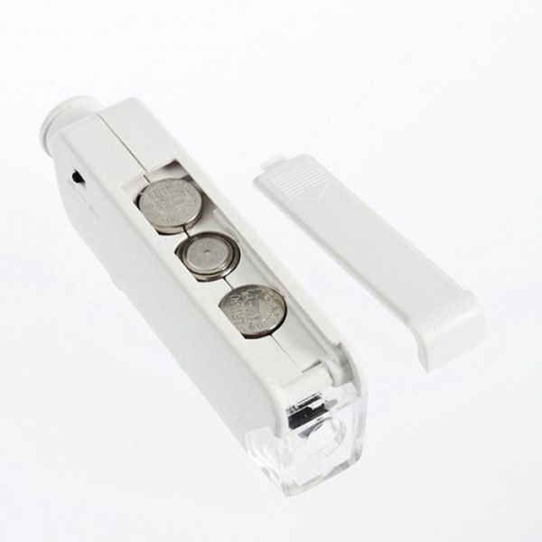 

wholesale- new handheld mini 160x-200x zoom lens led lighted pocket microscope magnifier loupe1