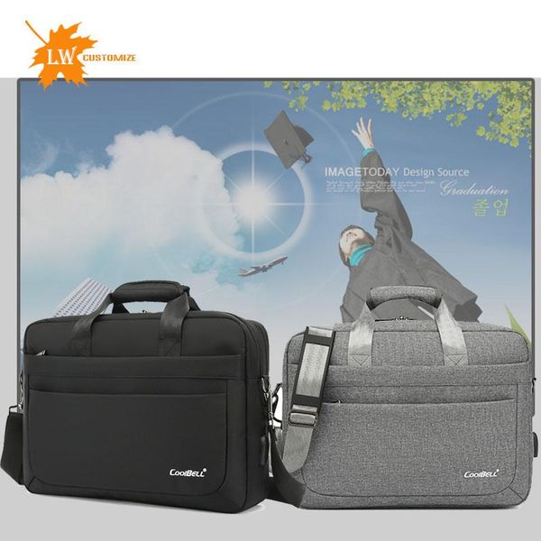 

business travel briefcase can be carried across the body 15.6 inches lapbag casual handbag large capacity bag