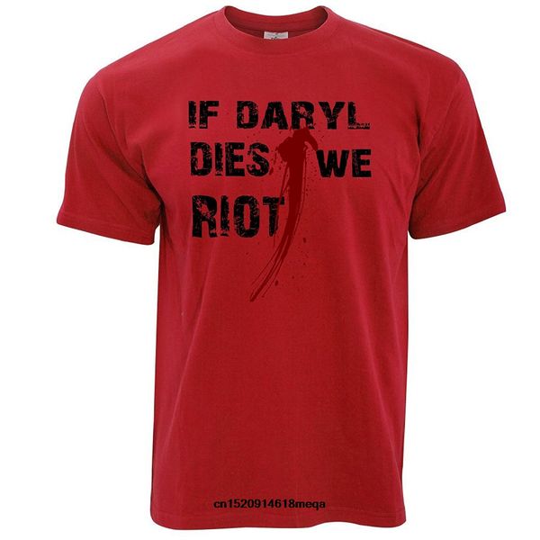 

t shirt if daryl dies we riot zombie apocalypse undead mens t-shirt sport hooded sweatshirt hoodie