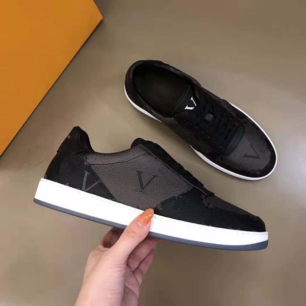 

casual shoes designer sneaker men shoe strawberry wave mouth tiger web print vintage trainer man woman with box by shoe008 02, Black