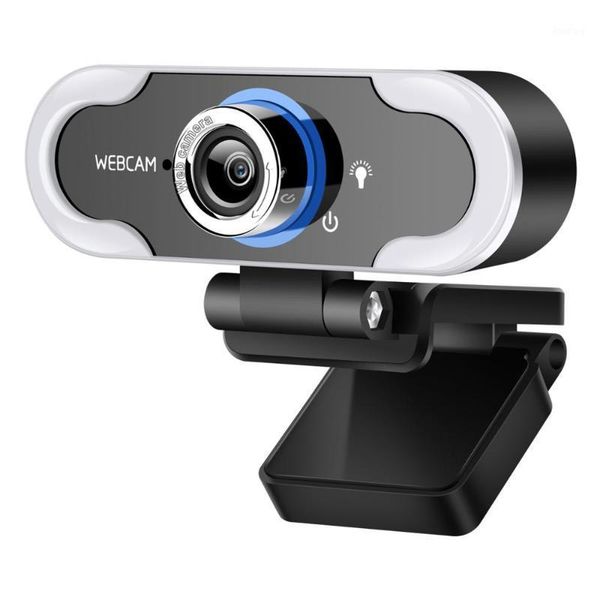 

hd 1080p usb camera with led supplemental light online live webcast camera for with mic for computer pc lapskype msn1