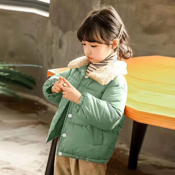 

baby girls jacket autumn winter jackets for girls outerwear christmas kids warm fleece clothes fashion children clothing 201102, Blue;gray