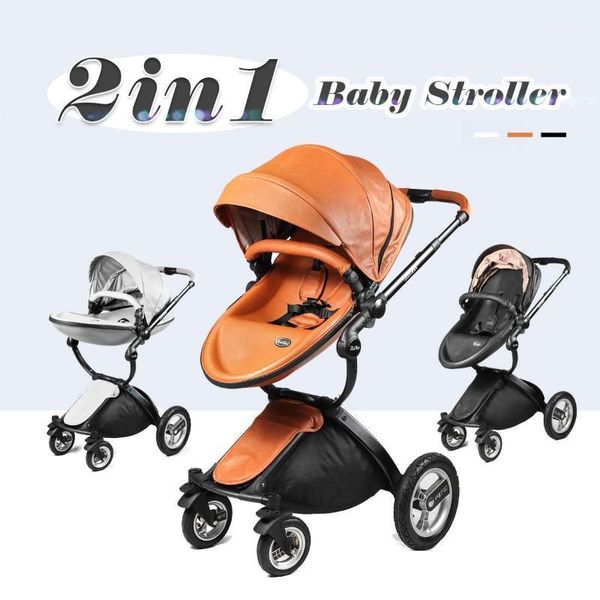 

bioby 2 in 1 trolley multifunctional baby foldable stroller pram kids child travel pushchair folding newborn1