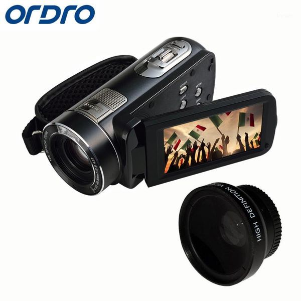 

ordro 10x optical zoom hd digital 1080p video camera camcorder night vision 120x digital zoom remote control z80