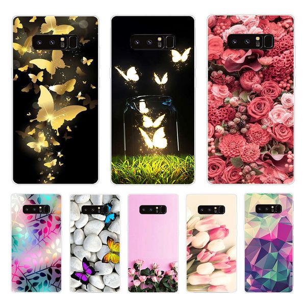 

samsung galaxy note 8 n950f n950 tpu sheath, samsung galaxy note 8 soft silicon sheath, back cover with embossed casevfe1